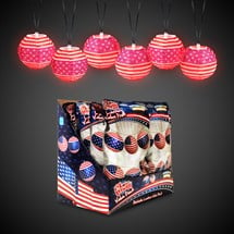 Patriotic Glow Lanterns Retail Display