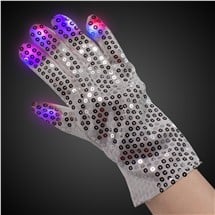 LED Patriotic Sequin Glove