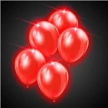 Red LED Balloons