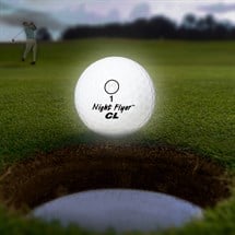 Night Flyer LED White Constant-On Golf Ball