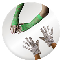 Fishnet Gloves & Sequin Gloves Image