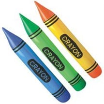 Inflatable 23" Crayons