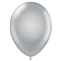 Silver Latex 12" Balloons