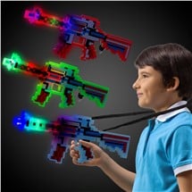 LED Pixel Machine Guns with Sound