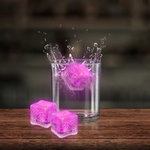 LED Pink Ice Cubes