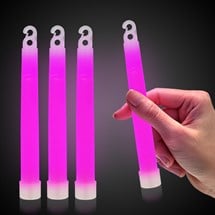 Pink 6" Premium Glow Sticks