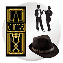 1920's & Gatsby Theme Party Supplies Image