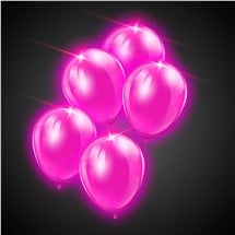 Pink LED Balloons