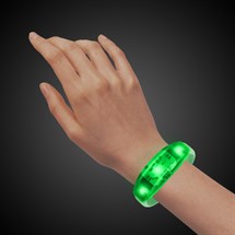 LED Sound-Activated Green Stretchy Bracelet