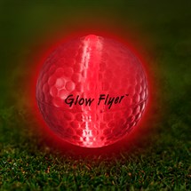 Red Glow Flyer Golf Ball