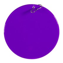 Purple Plastic 2 1/2" Medallion