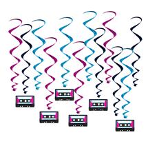 Cassette Tape Swirls