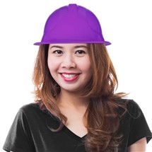 Purple Construction Hats