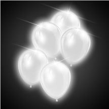 White LED Balloons