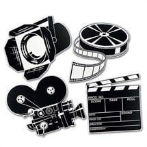 Movie Set Black & White Cutouts