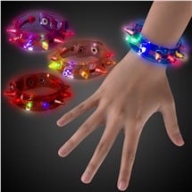 LED Spike Bracelets