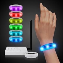 RF LED Concert Bracelets Kit for 20