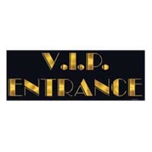 VIP Entrance Sign Cutout