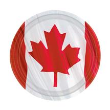 Canadian Flag 7" Plates