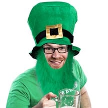 St. Patrick's Day Top Hat with Beard
