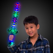 LED Blue Pop It Pixel Sword