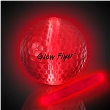 Red Glow Stick For Glow Flyer Golf Ball