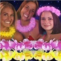 Flower Lei 22" Glow Necklaces