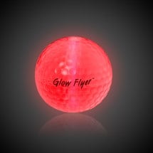 Red Glow Flyer Golf Ball