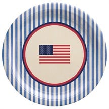 Americana Stripes 10 1/2" Plates