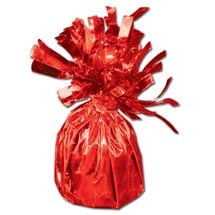 Red Foil Balloon 2 1/2"  Weight