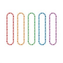 Rainbow Pride 32" Word Bead Necklaces