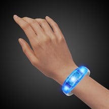 LED Sound-Activated Blue Stretchy Bracelet