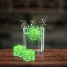 Green LED Ice Cubes