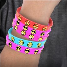 Emojicon Silicone Bracelets