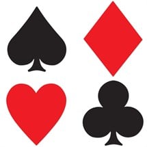 Playing Card Suit Cutouts