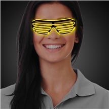 Yellow EL Wire Slotted Shades