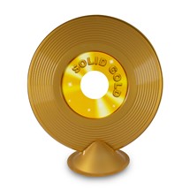 Gold Record 9" Centerpiece