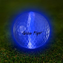 Blue Glow Flyer Golf Ball