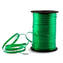 Green Crimped Curling Ribbon
