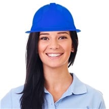 Blue Construction Hats