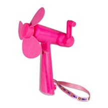 Pink Plastic Foam Blade Fan