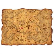 Pirate 12" x 18" Treasure Map