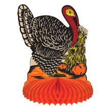 Vintage Turkey 8" Centerpiece