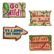 Jungle Sign Cutouts
