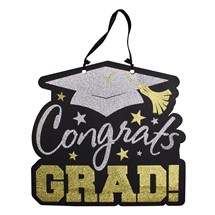 Congrats Grad Hanging Sign
