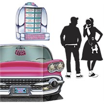 '50s Rock and Roll Theme Party Supplies Image