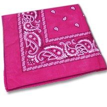 Pink Cotton Bandanas
