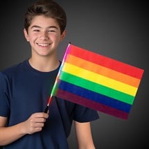 LED Rainbow Pride Flag