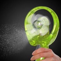 Green Water Spray Fan