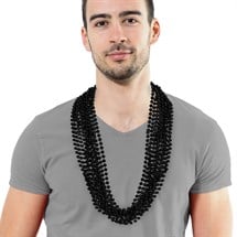 Black Bead 33" Necklaces
